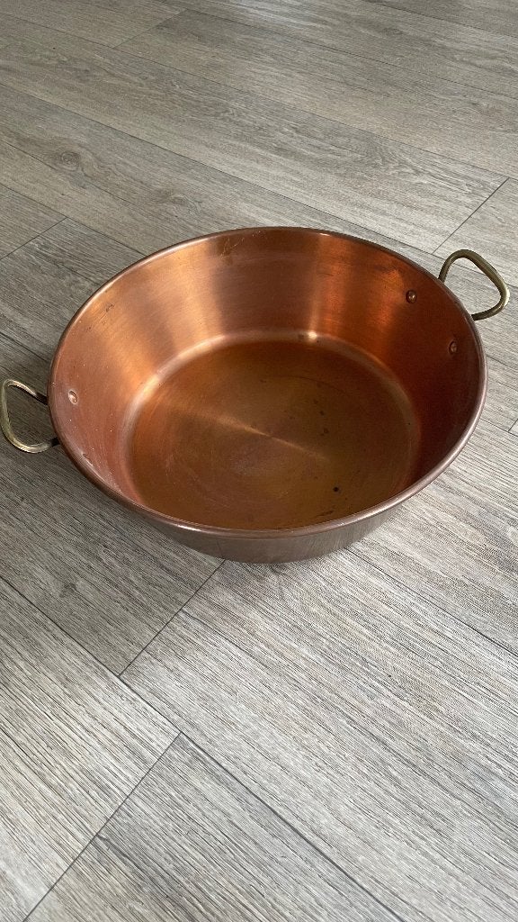 Koeren Franse jampan, Ophalen, Met handvatten, Kookpan, Koper