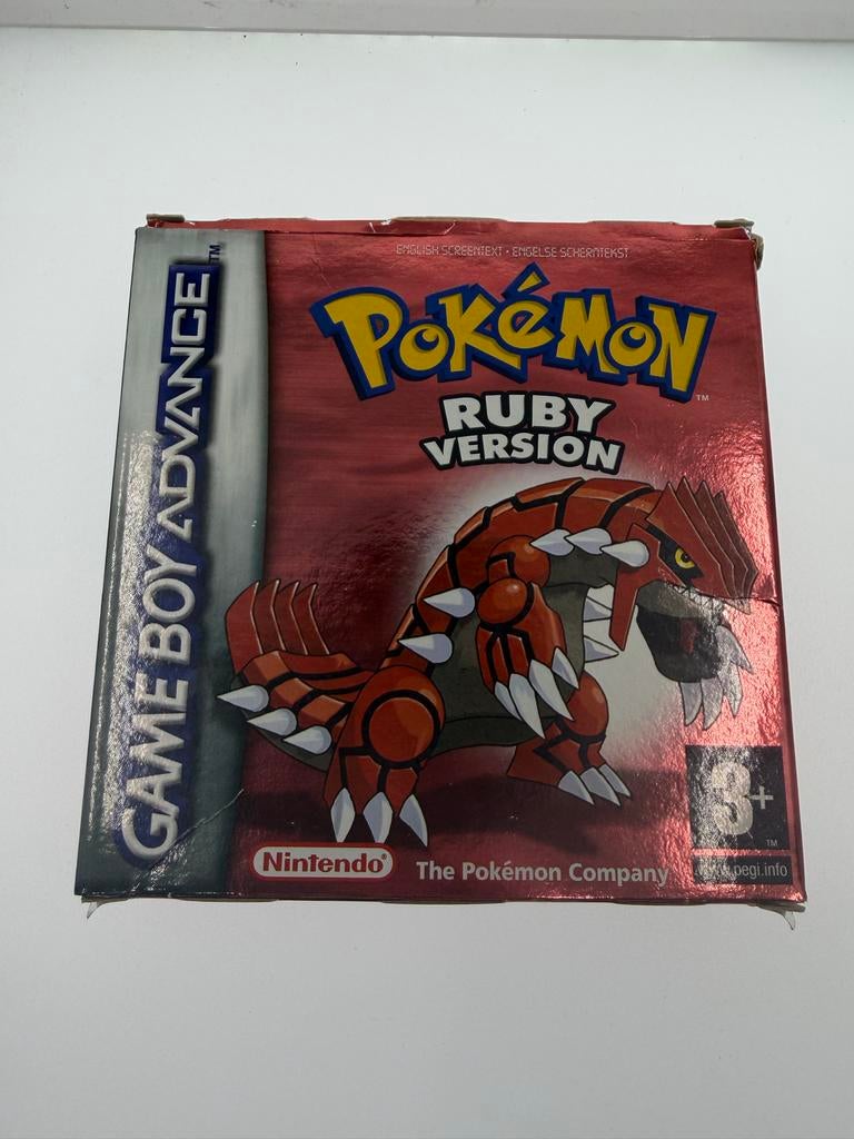 Pokémon Ruby Version - Game Boy Advance (GBA), 1 speler, Ophalen of Verzenden, Zo goed als nieuw, Role Playing Game (Rpg)