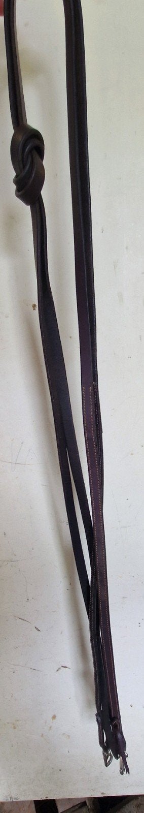 western split reins tied end 240cm, Gebruikt, Bruin, Ophalen of Verzenden, Overige merken