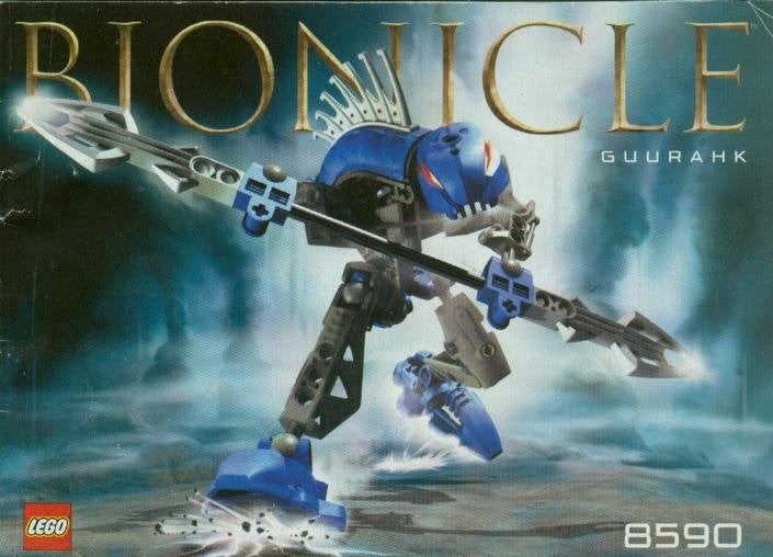 Lego bionicle figuren nrs: 8590, 8738, 8747, 8916, Lego, Ophalen of Verzenden, Zo goed als nieuw, Compleet