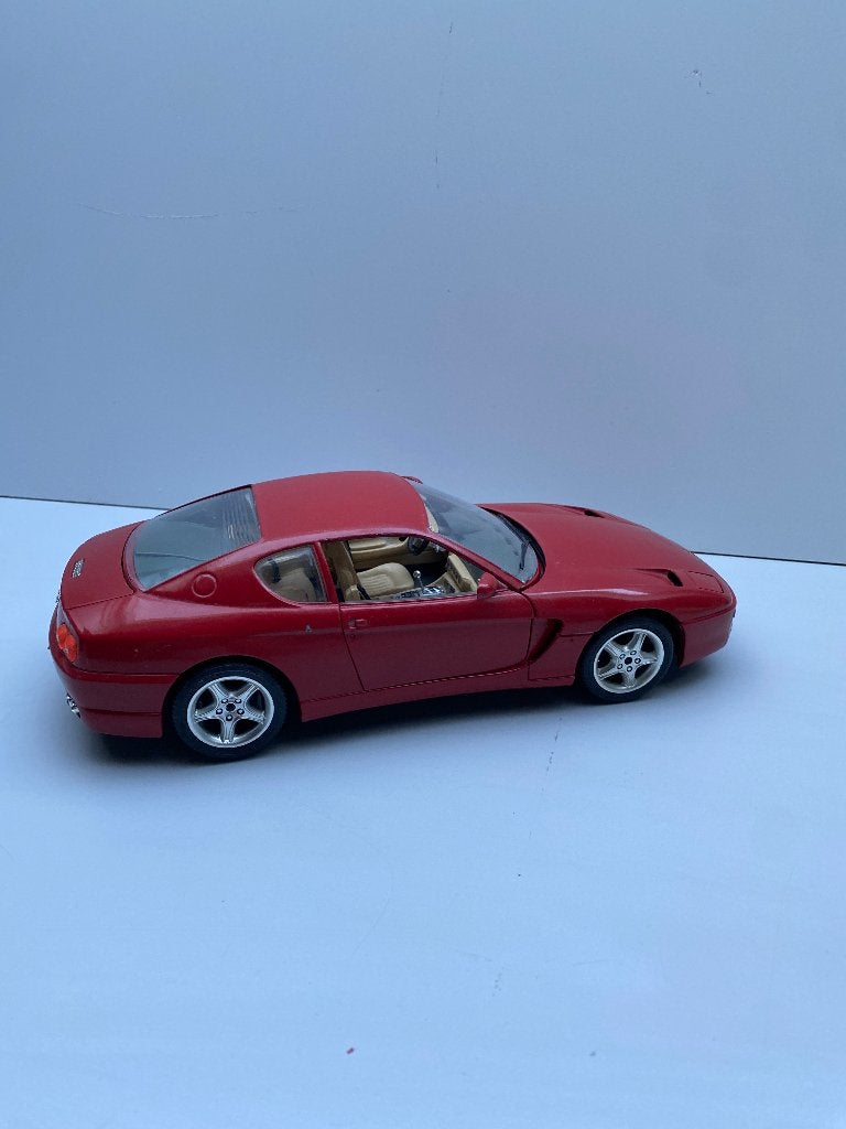 modelauto Bburago 1:18 Ferrari 456 GT (1992) Rood – In Doos, Hobby en Vrije tijd, Modelauto's | 1:18, Ophalen, Zo goed als nieuw