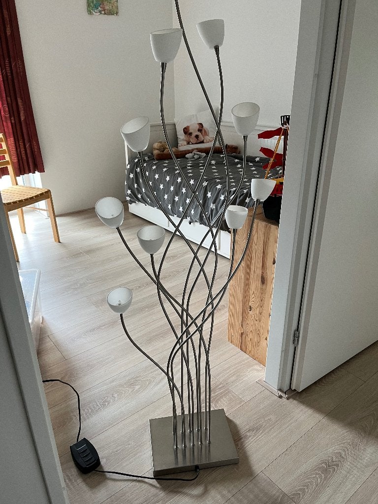 Staande lamp ., Ophalen, Gebruikt, Glas, 150 tot 200 cm