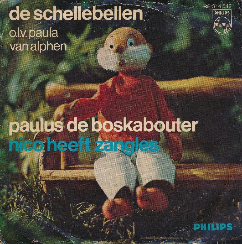 2564 De Schellebellen - Paulus de Boskabouter (1967), Cd's en Dvd's, Gebruikt, 7 inch, Single, Ophalen of Verzenden
