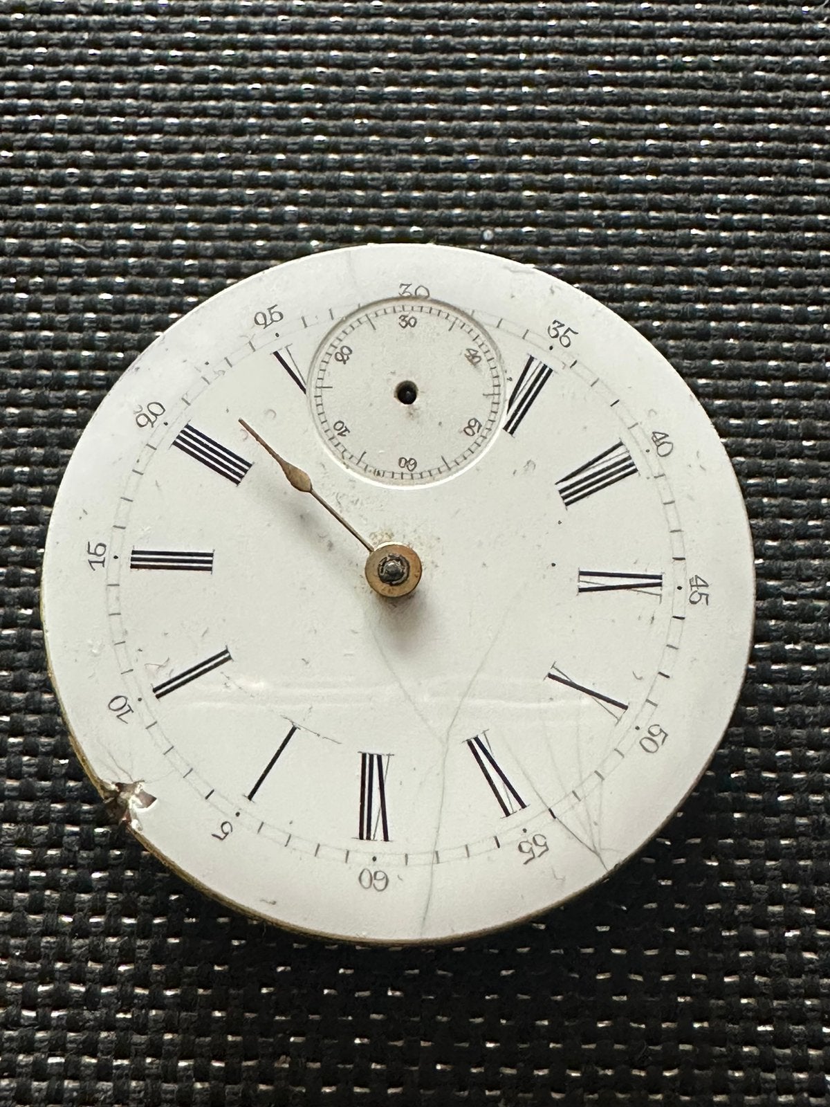 Antiek zakhorloge‑uurwerk (ca.1900) onderdelen/restauratie., Sieraden, Tassen en Uiterlijk, Horloges | Antiek, Ophalen of Verzenden