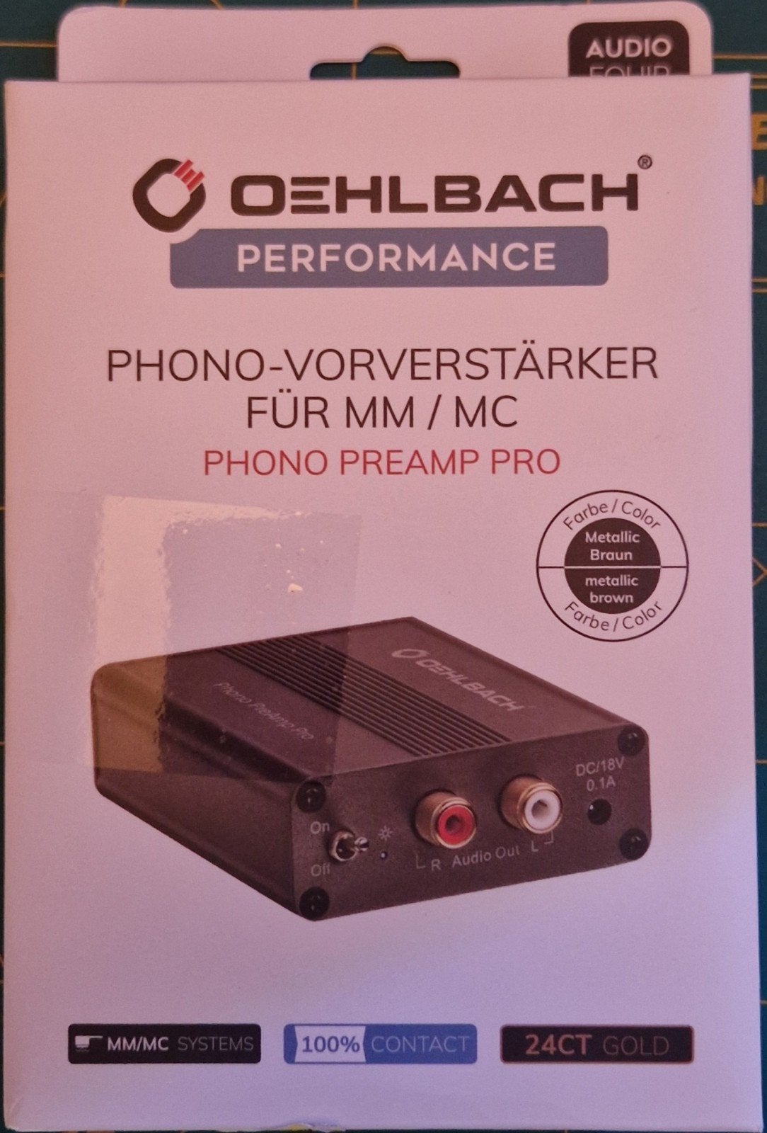 OEHLBACH Phono Pre Amp Pro Voorversterker, Ophalen of Verzenden, Zo goed als nieuw, Overige merken