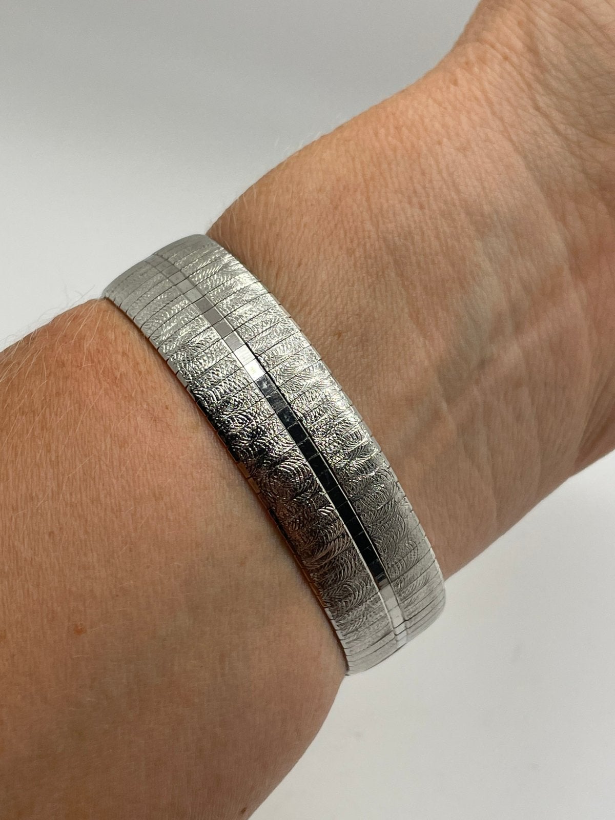 F175 Prachtige antieke 835 zilveren armband, Ophalen of Verzenden, Zilver, Armband