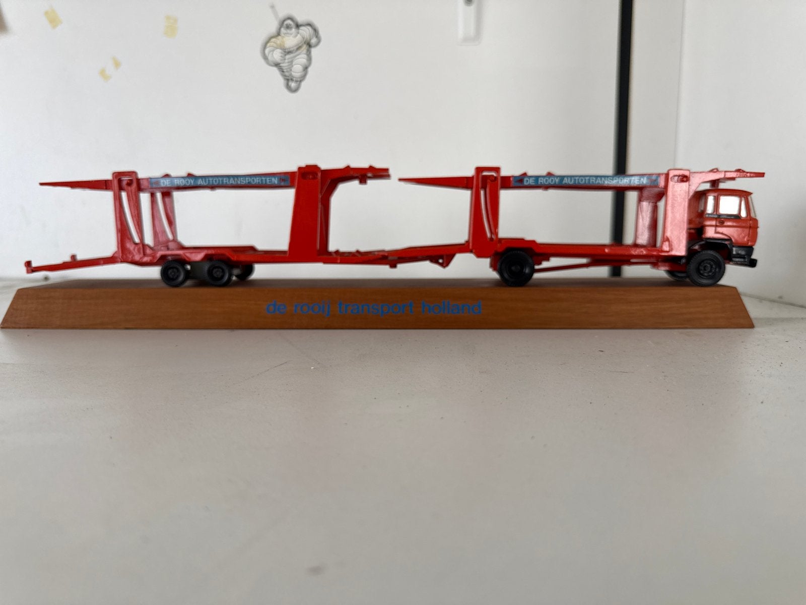 DAF 2300 De Rooy Autotransporter model, Hobby en Vrije tijd, 1:32 tot 1:50, Zo goed als nieuw, Truck, Ophalen