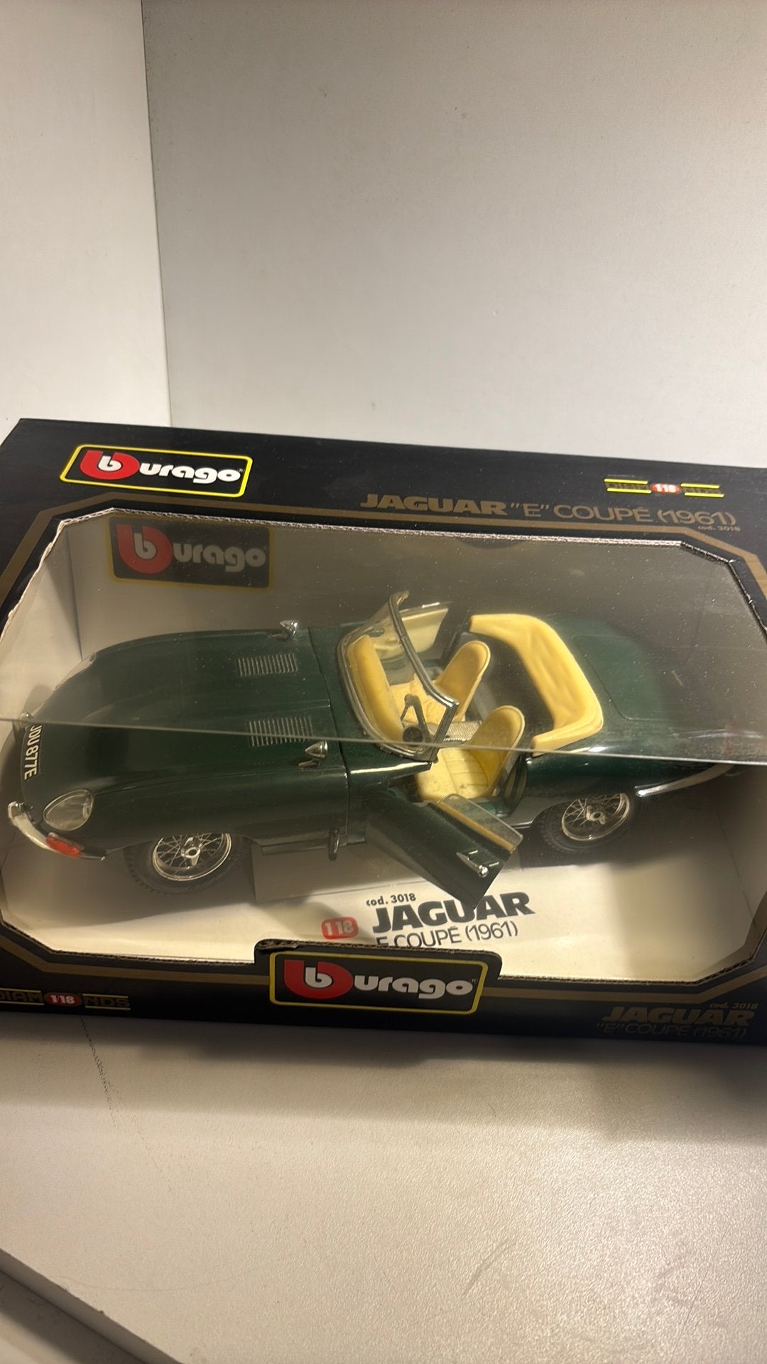 Jaguar type e bburago 1.18, Ophalen of Verzenden, Bburago, A, A