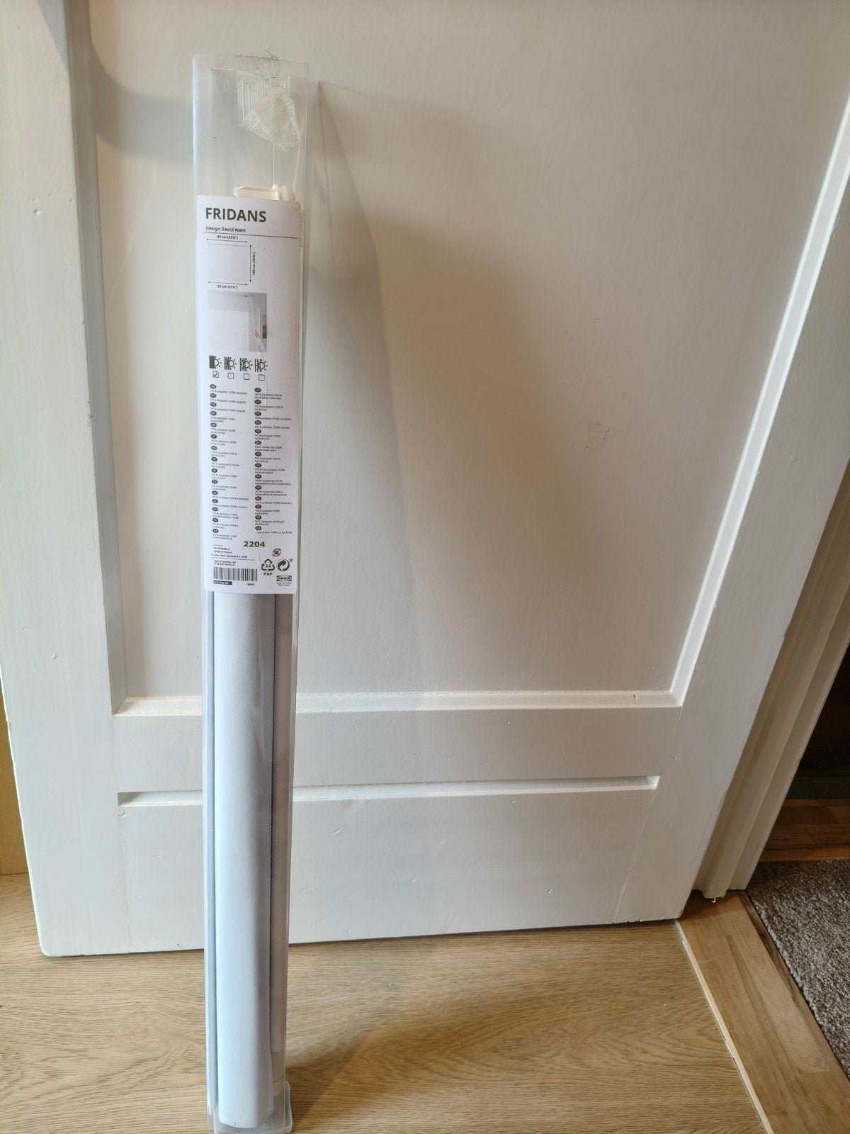 IKEA FRIDANS rolgordijn 80x195 cm, wit, nieuw in verpakking, Wit, Nieuw, Modern, minimalistisch, 150 tot 200 cm
