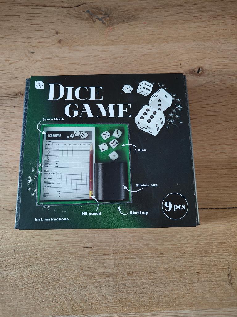 Dobbelspel 9 delig, Hobby en Vrije tijd, Gezelschapsspellen | Overige, Ophalen of Verzenden, Nieuw