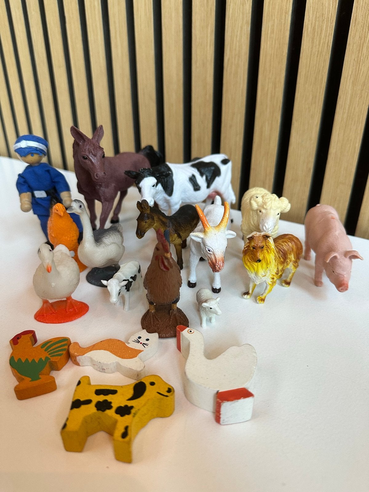 Grote set boerderijdieren en figuren, Ophalen, Gebruikt, Jongen of Meisje
