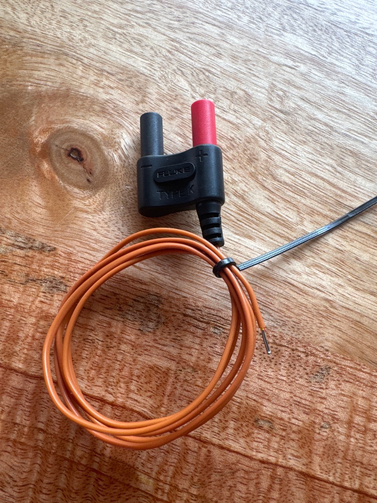 Fluke Type K Temperatuur Sensor - Nauwkeurige Metingen, Doe-het-zelf en Verbouw, Meetapparatuur, Ophalen of Verzenden, Gebruikt