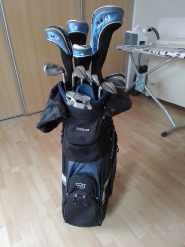 Complete golfset met Wilson tas - Ideaal voor beginners, Ophalen, Gebruikt