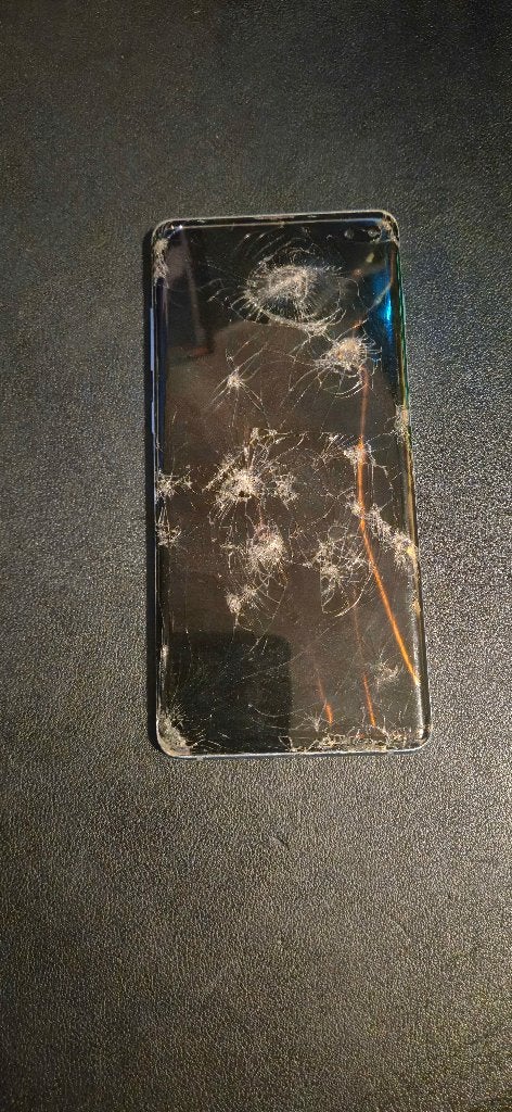 Samsung Galaxy S10+ (SM-G975F/DS) - Scherm defect, Blauw, Touchscreen, Ophalen of Verzenden, Zonder simlock