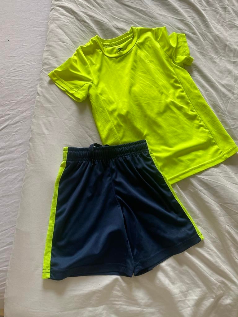 Gymkleding, sport maat 128 Dutchy, Ophalen of Verzenden, Gebruikt, Jongen of Meisje, Sport- of Zwemkleding