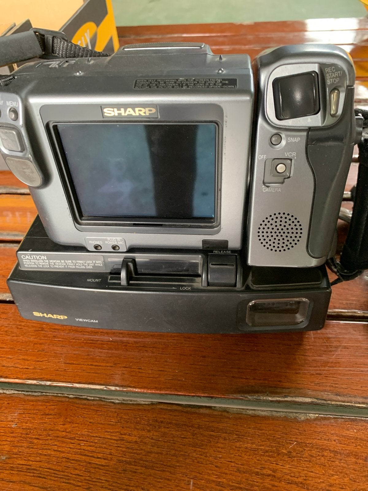 Sharp Viewcam Hi8 VL-H550 Camcorder met accessoires, Ophalen of Verzenden, Hi 8, Camera