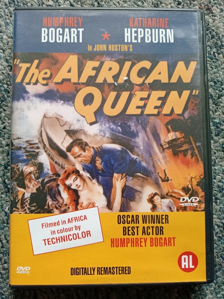 The African Queen - Klassieke Avonturenfilm DVD IMDb 7.7, Alle leeftijden, Nederlands, Ophalen of Verzenden, Zo goed als nieuw