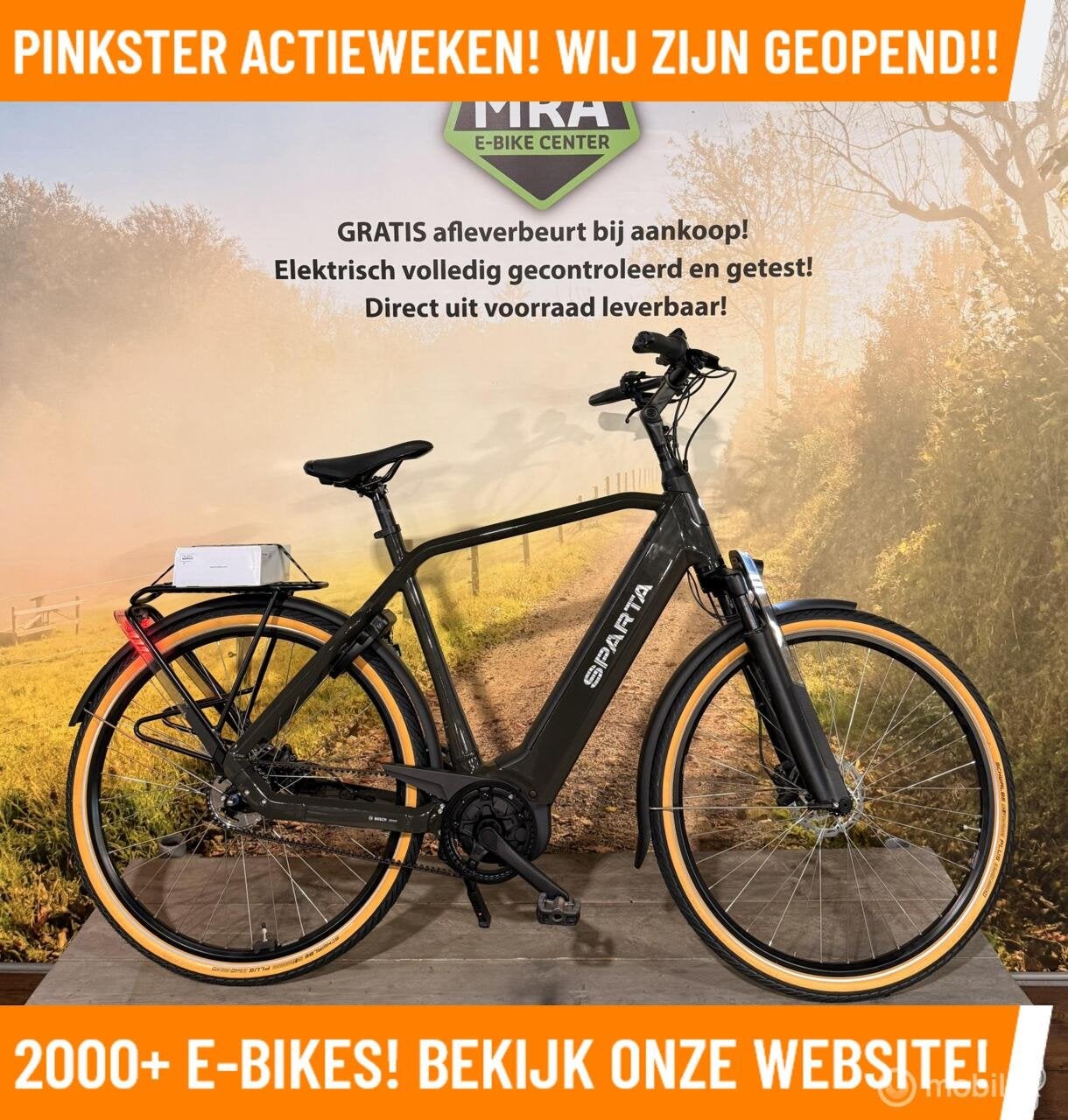 Sparta D-Rule Energy Elektrische fiets met BOSCH motor ebike, Fietsen en Brommers, Elektrische fietsen, 55 tot 59 cm, Nieuw, Sparta