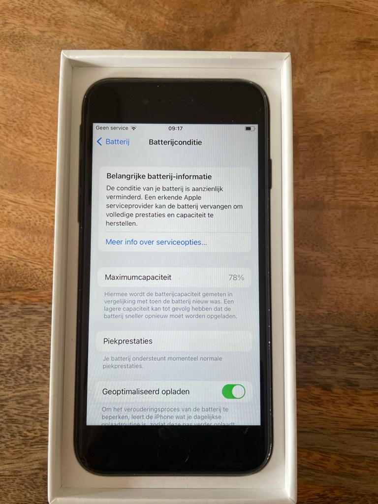 iPhone 7 32GB Zwart - Goede staat, batterij 78%, Telecommunicatie, Mobiele telefoons | Apple iPhone, Gebruikt, Zwart, 32 GB, Ophalen of Verzenden
