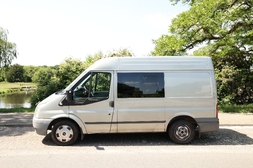 FORDTRANSIT 260S Camper busje, Auto's, Ford, Particulier, Transit, Diesel, Euro 5, Origineel Nederlands, Zilver of Grijs, Ophalen