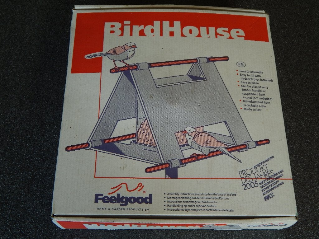 Feelgood vogel voeder huis , kunststof, Tuin en Terras, Vogelhuisjes en Vogelbaden, Ophalen of Verzenden, Nieuw
