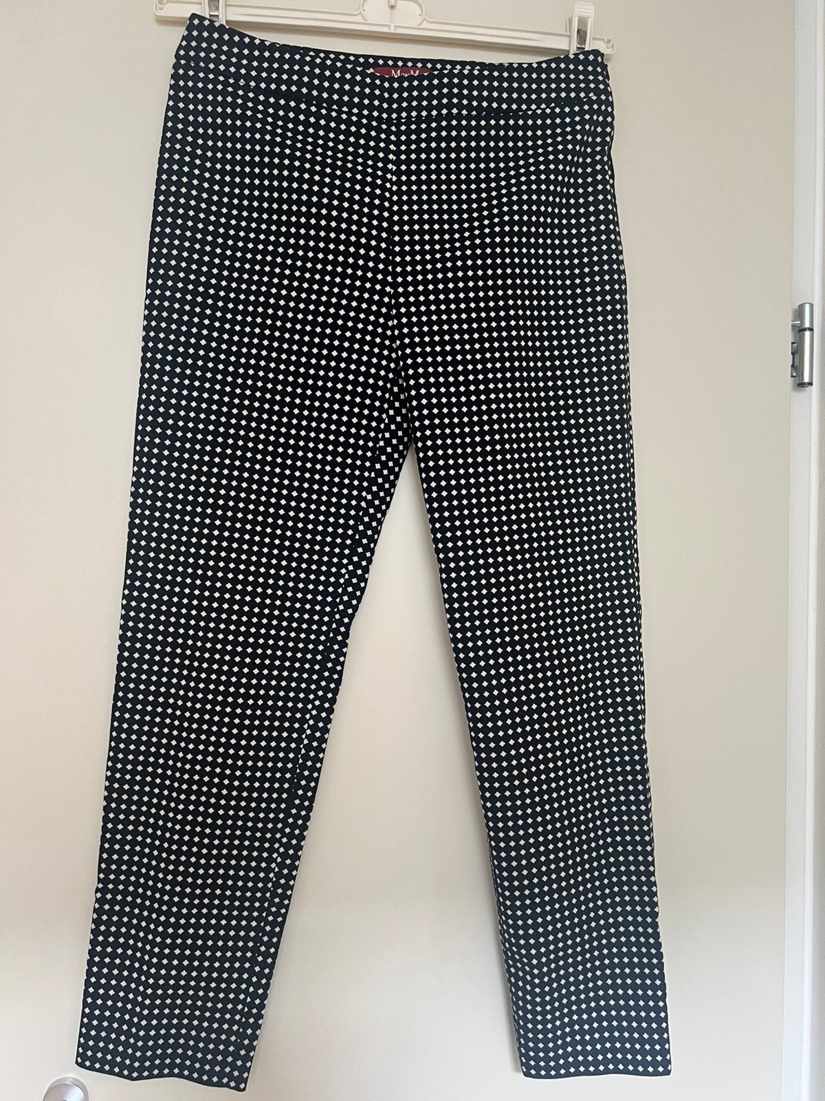 Max Mara mooie broek/ maat 38/ travelstof, Maat 38/40 (M), Zo goed als nieuw, Driekwart, Meerkleurig