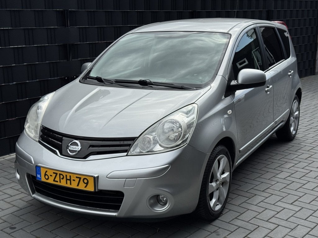 Nissan Note 1.4 Acenta GRIJS| AIRCO| LM VELGEN| DEALER ONDER, Voorwielaandrijving, Dealer onderhouden, Stof, Gebruikt