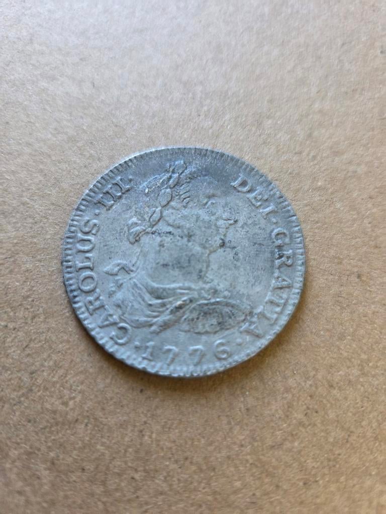 Mexico 8 reales munt 1776, Ophalen of Verzenden