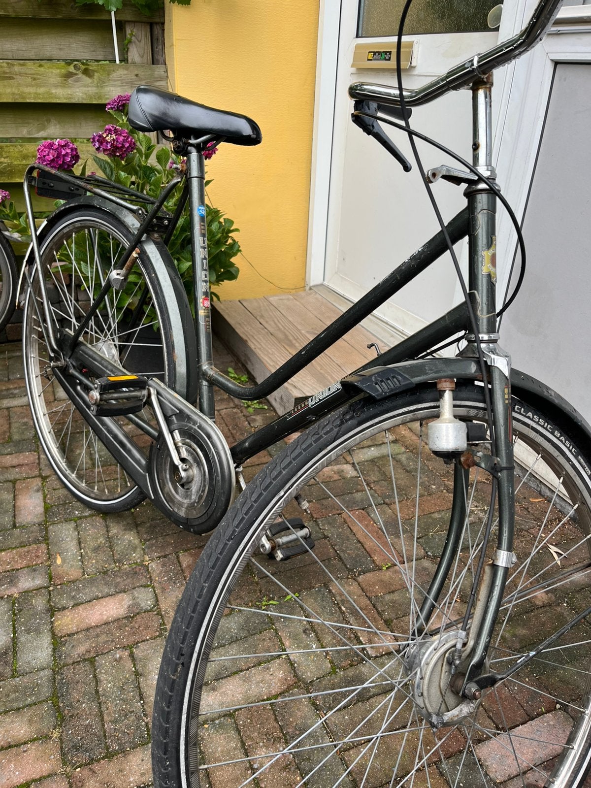 Union stadsfiets met handremmen 28 inch, 53 tot 56 cm, Ophalen, Gebruikt, Overige merken