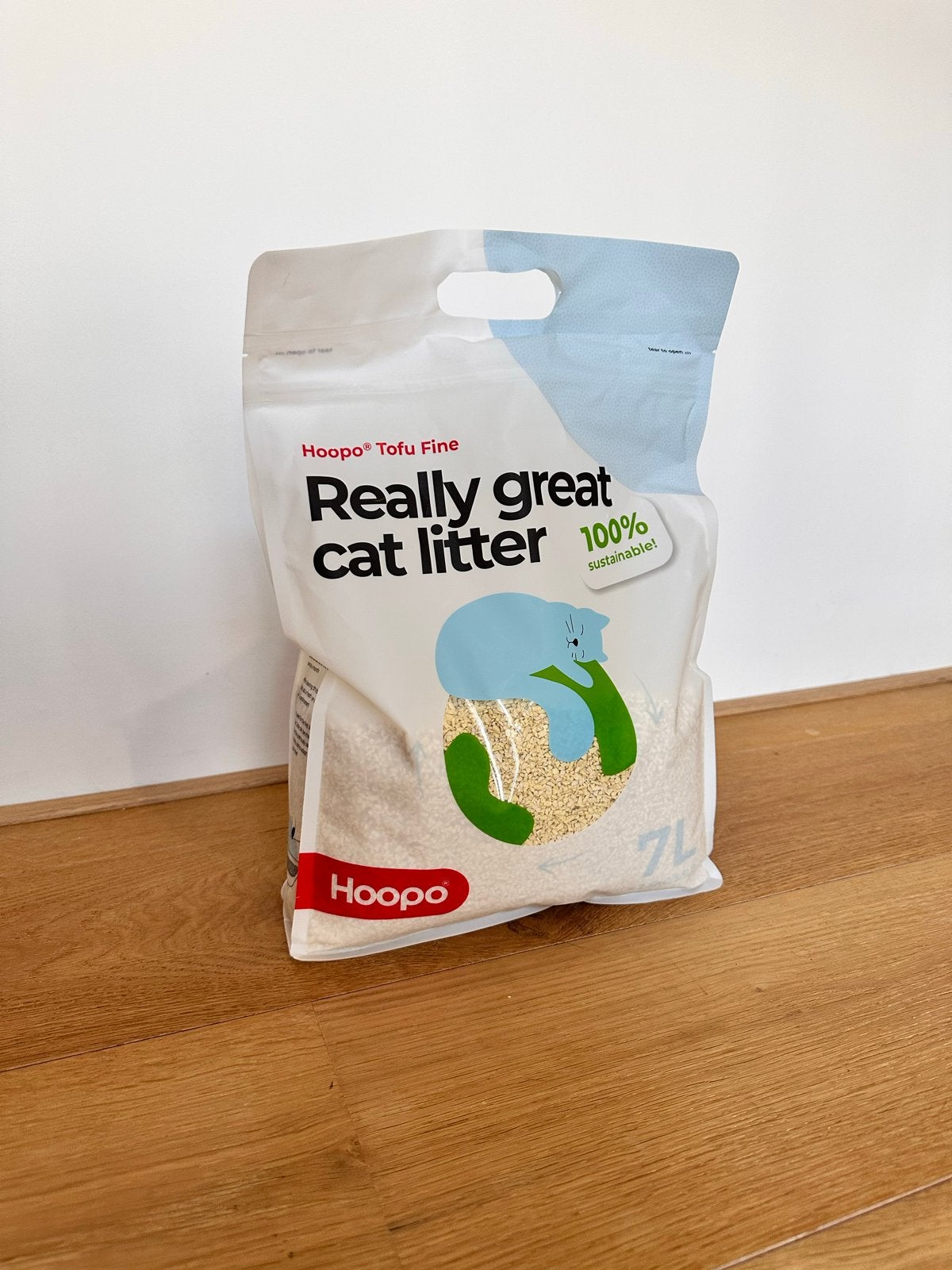 Hoopo Kattenbakvulling Tofu Fine, Dieren en Toebehoren, Ophalen of Verzenden, Nieuw