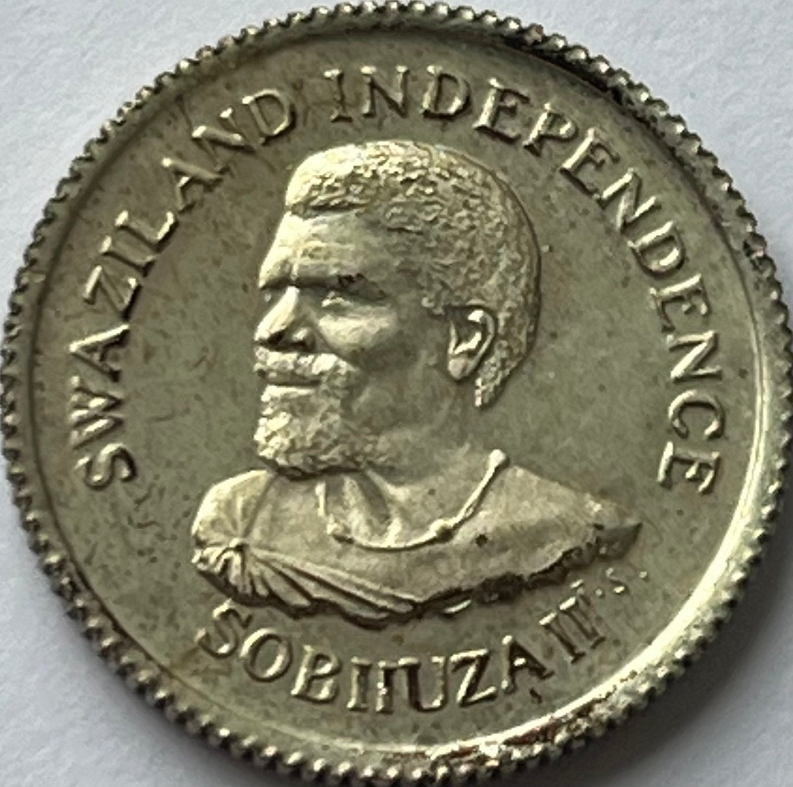 Swaziland schitterende zilveren vijf cent 1968, Postzegels en Munten, Ophalen of Verzenden, Overige landen, Losse munt, Zilver