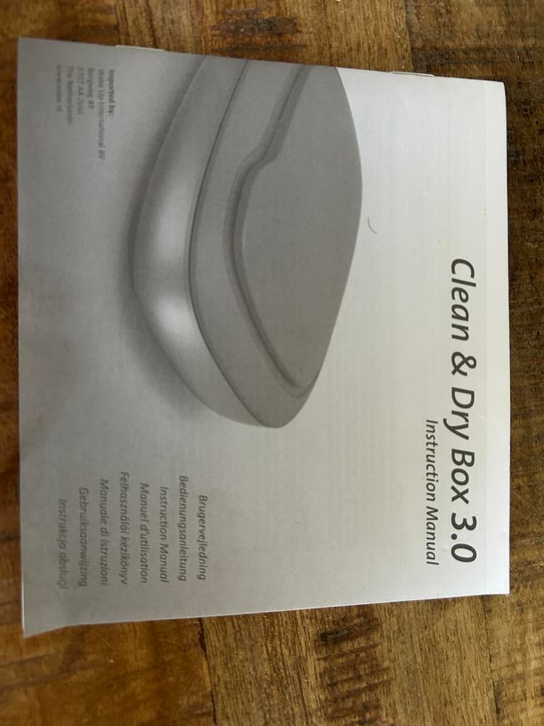 Clean & Dry Box 3.0 - Elektronische reinigingsstation, Ophalen of Verzenden, Zo goed als nieuw