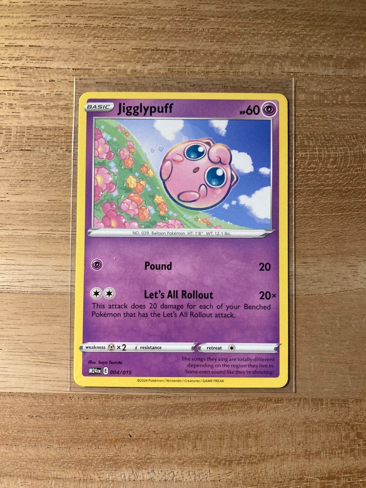 McDonald’s 2025 Pokemon Kaart Jigglypuff 4/15 - Dragon Disc, Ophalen of Verzenden, Zo goed als nieuw, Losse kaart
