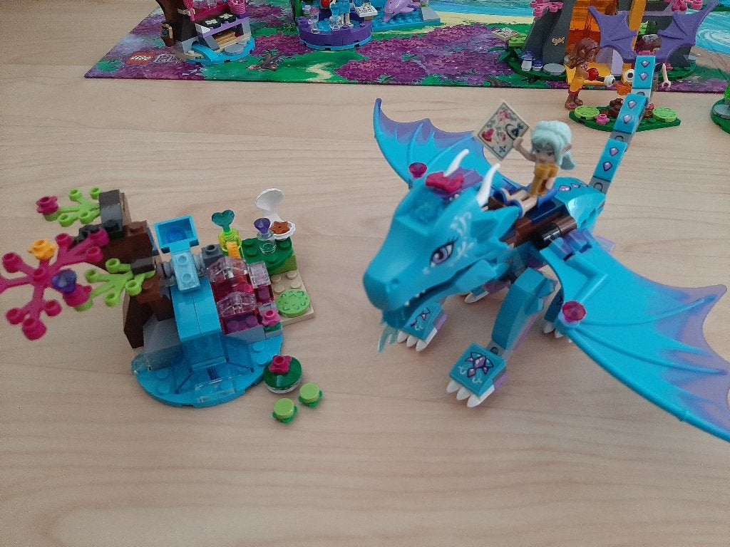 Lego Elves 41172 Het waterdraak avontuur, Gebruikt, Overige thema's, Lego, Ophalen of Verzenden