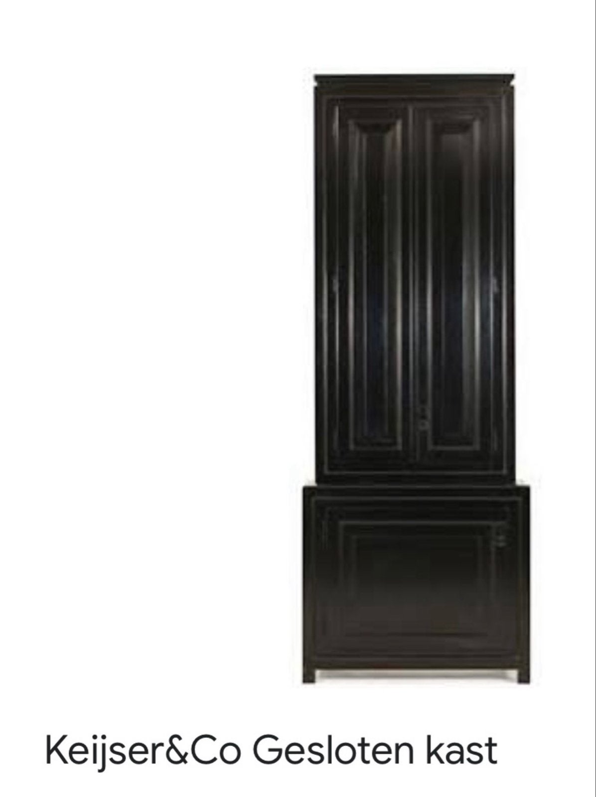 Twee Keijser & Co Kasten - 240cm Hoog, Zwart, Ophalen of Verzenden, Gebruikt