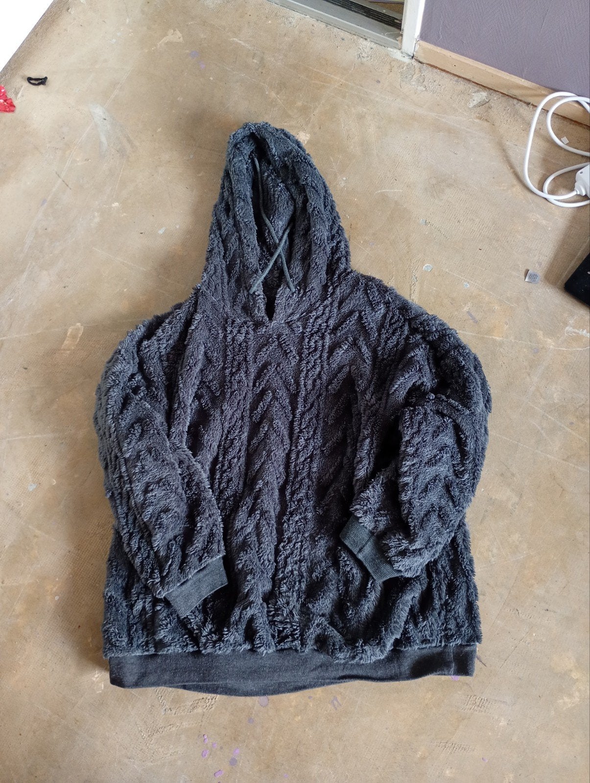 Grijze kabeltrui maat 48 50, Kleding | Dames, Truien en Vesten, Ophalen of Verzenden, Grijs