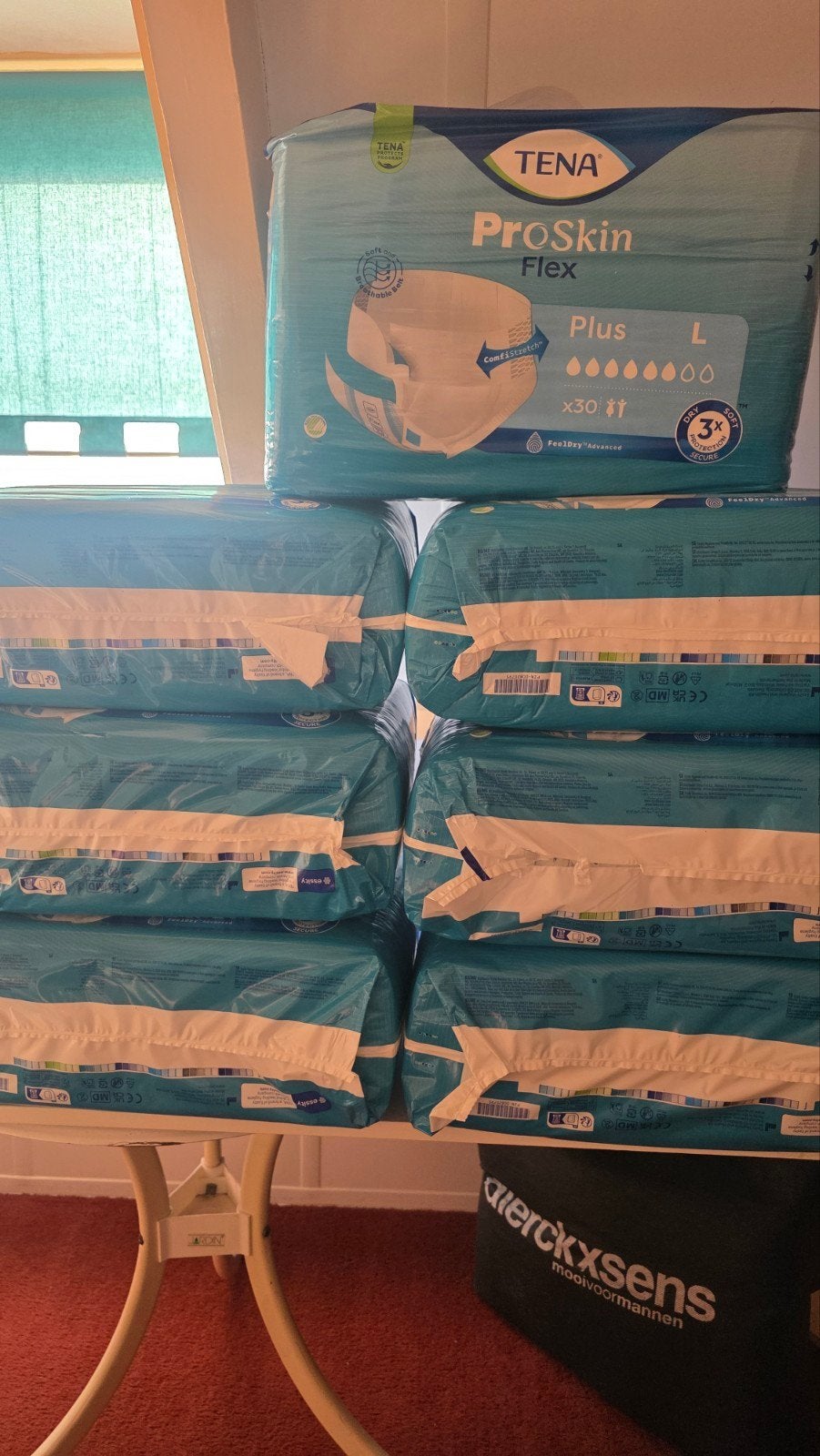 tena proskin flex plus L 7 grote pakken à 30 stuks, Diversen, Ophalen, Nieuw
