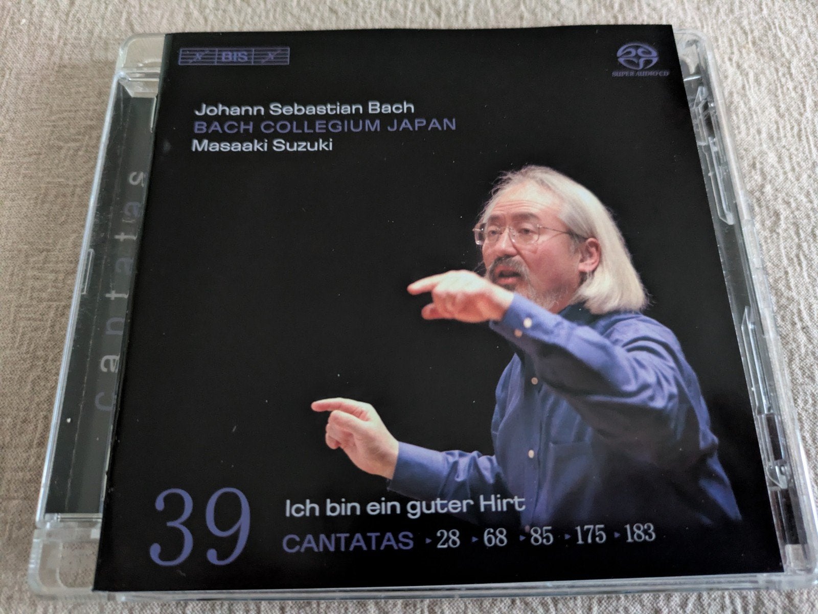 SACD J.S. Bach - Cantatas, Vol. 39 - Bach Collegium Japan, Ophalen of Verzenden, Zo goed als nieuw, Album, Inclusief boekje