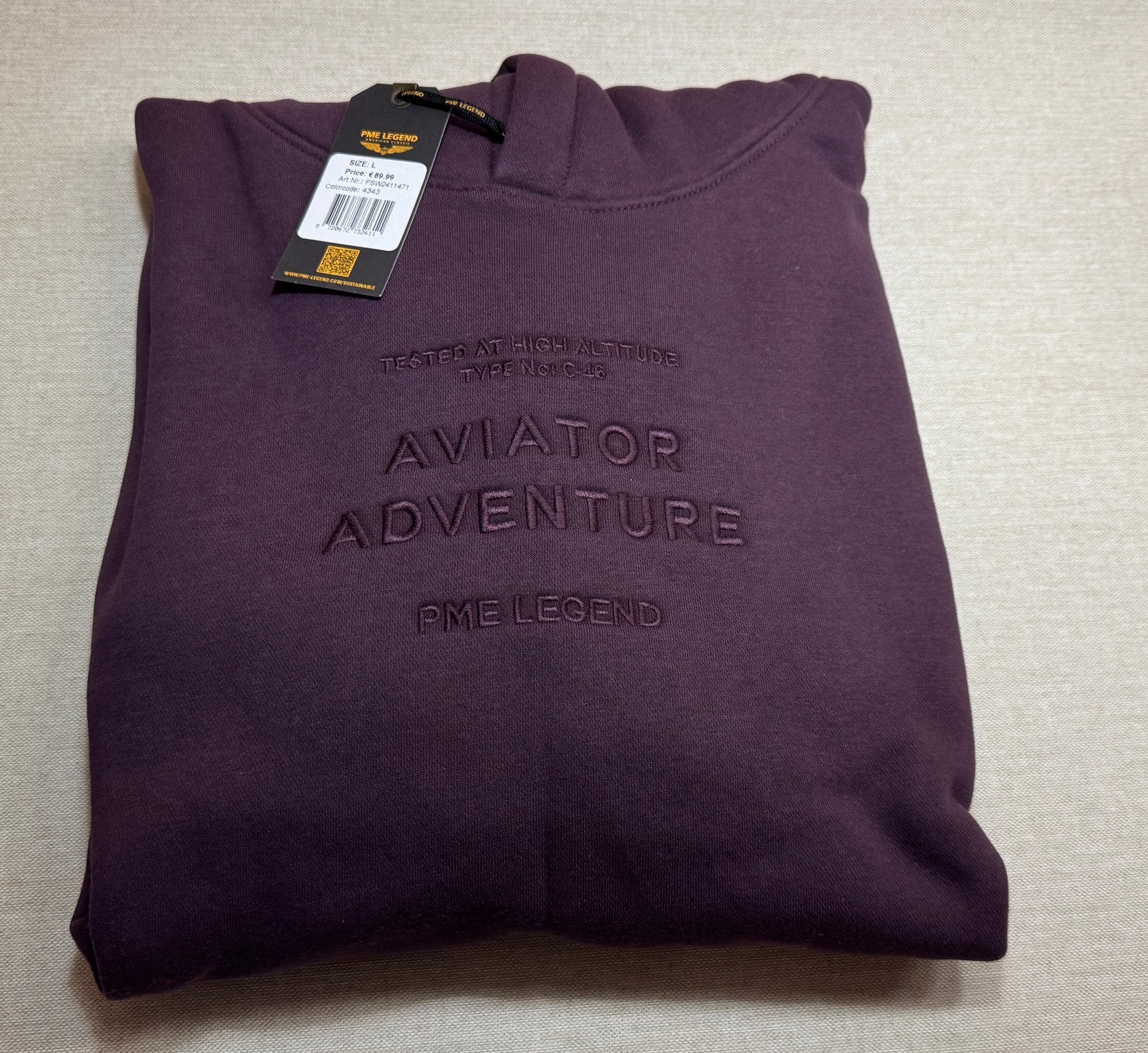 PME Legend Hoodie met Artwork XL, ., Paars, Ophalen of Verzenden, .