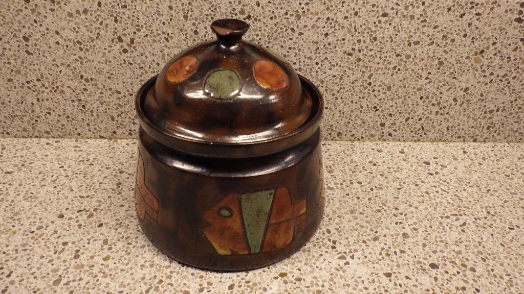 retro aardewerk voorraadpot van Potters Oisterwijk, Ophalen of Verzenden, Overige typen