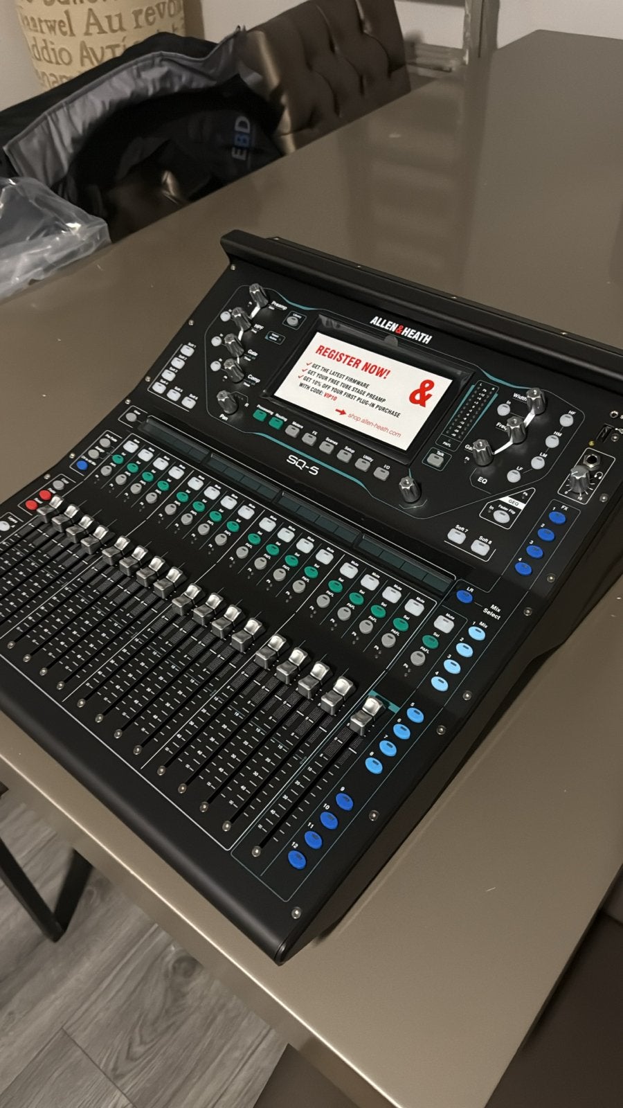 Allen & Heath SQ-5 Mengpaneel - Nieuw in doos, Muziek en Instrumenten, Ophalen of Verzenden, Nieuw, 20 kanalen of meer, Microfooningang