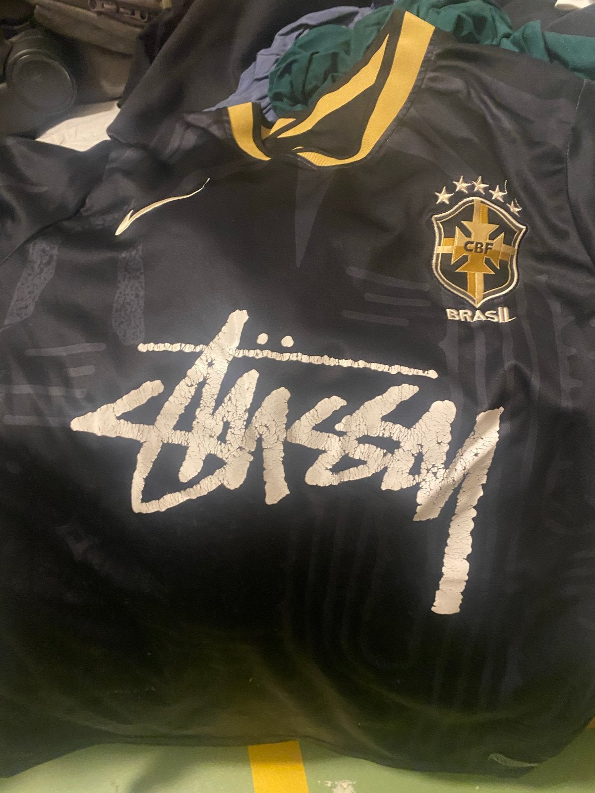 Stussy Brazil Shirt - Gedragen, Ophalen of Verzenden, Gedragen, Overige maten, Zwart