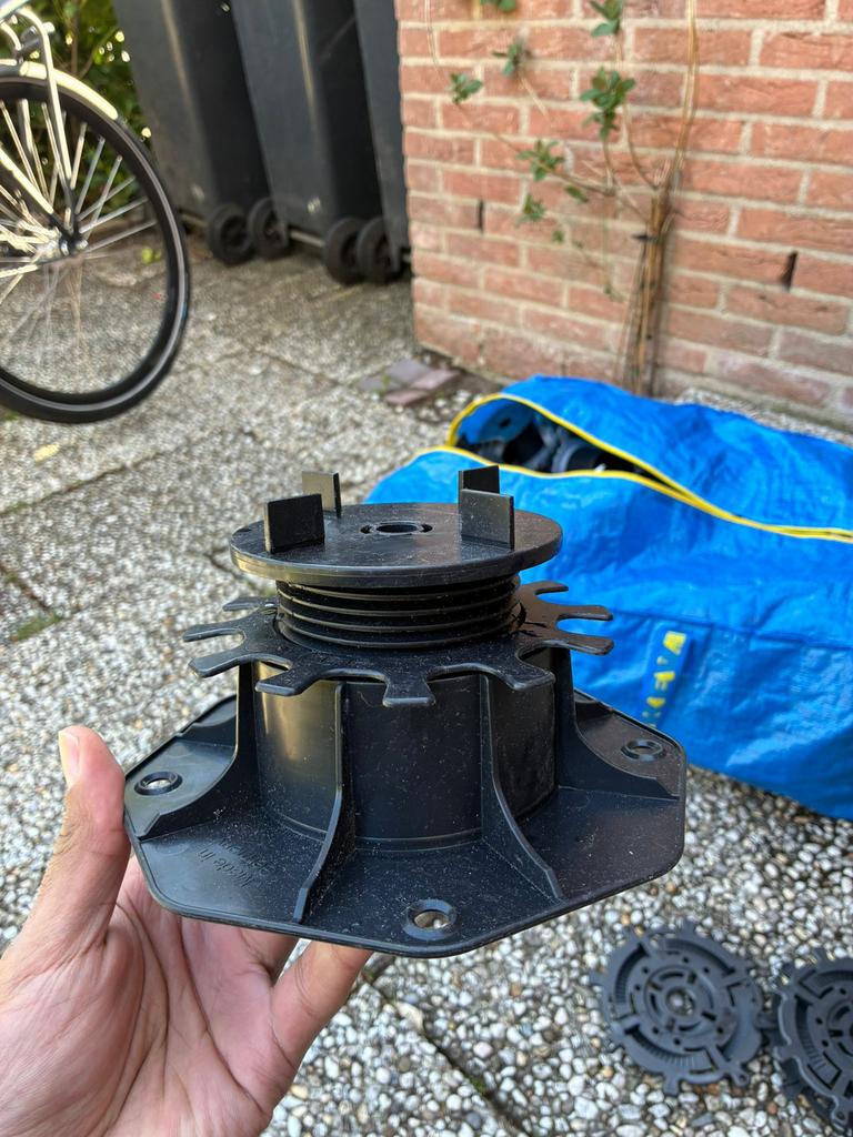 Tegeldragers - 80d stuck -, Tuin en Terras, Ophalen, Zo goed als nieuw, Hout