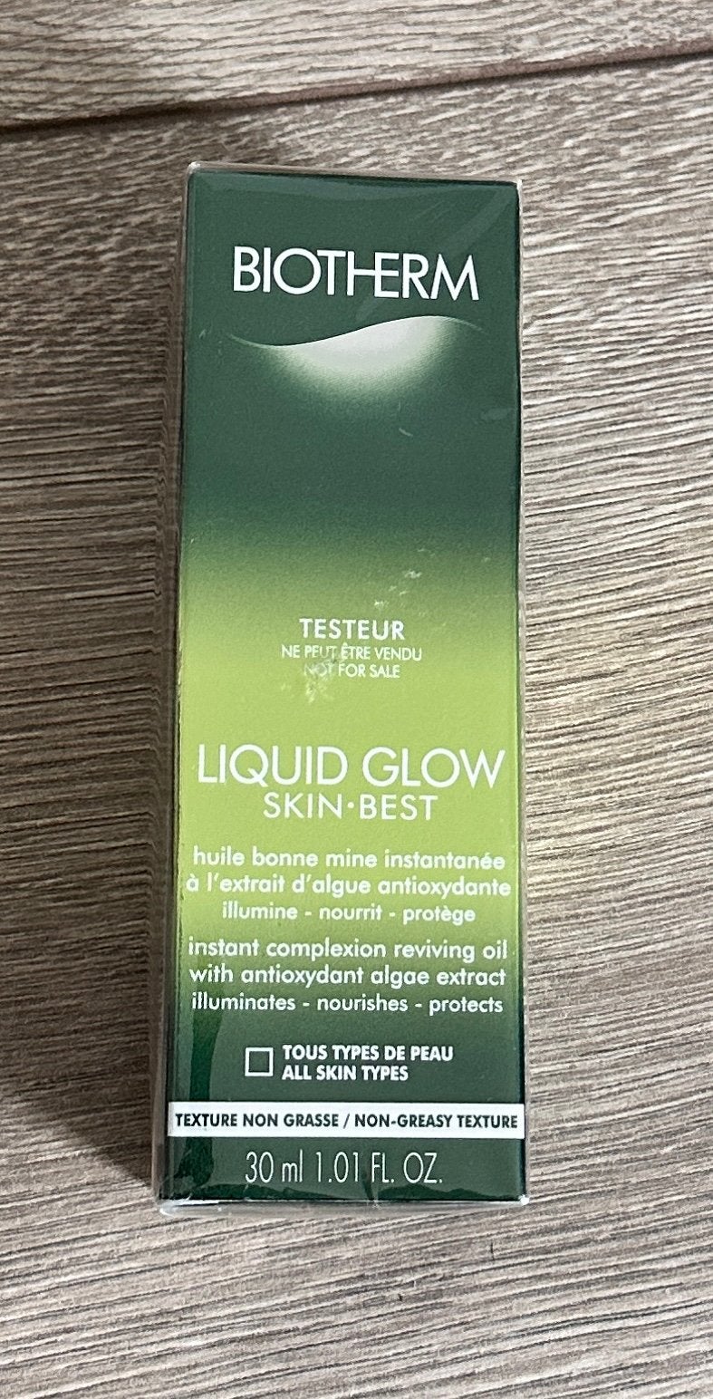 Nieuwe gezichtsolie van Biotherm : Skin Best Liquid Glow, Ophalen of Verzenden, Nieuw, Gehele gezicht, Verzorging