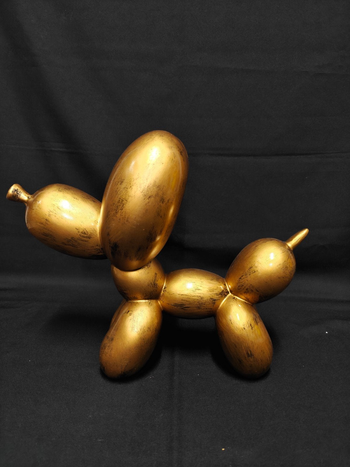 Ballon Hond, Jeff Koons Replica, goud brons gekleurd., Verzamelen, Ophalen of Verzenden, Nieuw, Dier