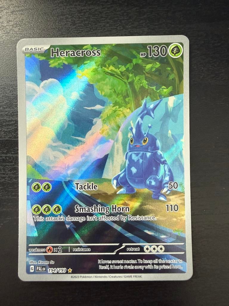 Heracross #194, Hobby en Vrije tijd, Verzamelkaartspellen | Pokémon, Zo goed als nieuw, Ophalen of Verzenden