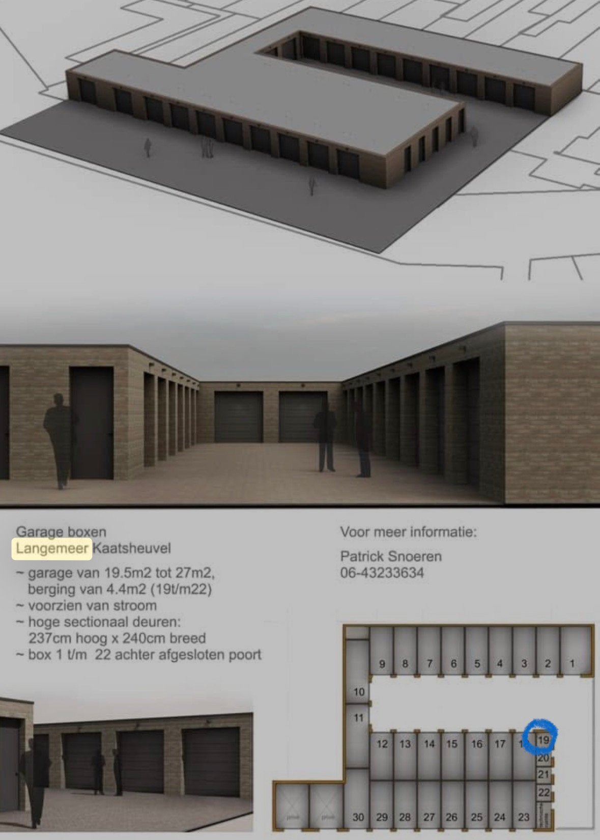 Berging te huur 4,4 m2 in kaatsheuvel, Ophalen, Zo goed als nieuw, Overige typen