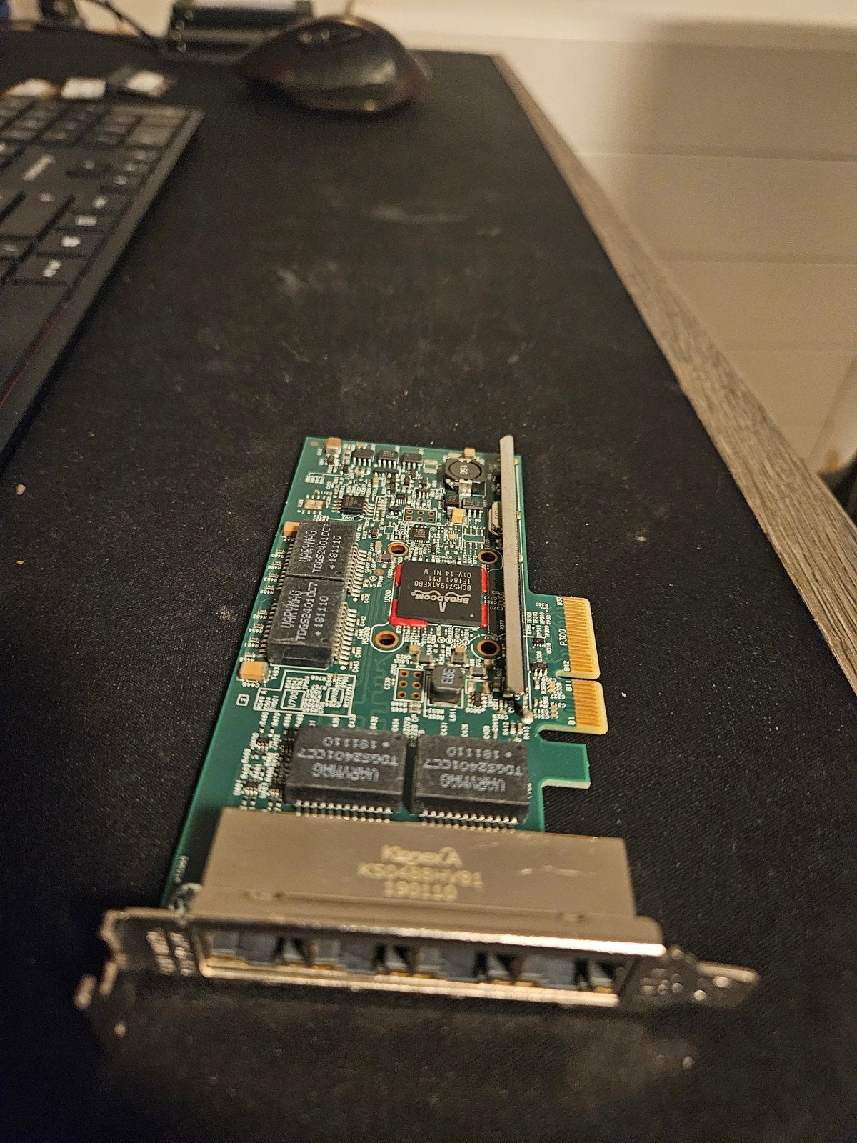 Broadcom Quad Gigabit PCIe Netwerkkaart, Computers en Software, Ophalen of Verzenden