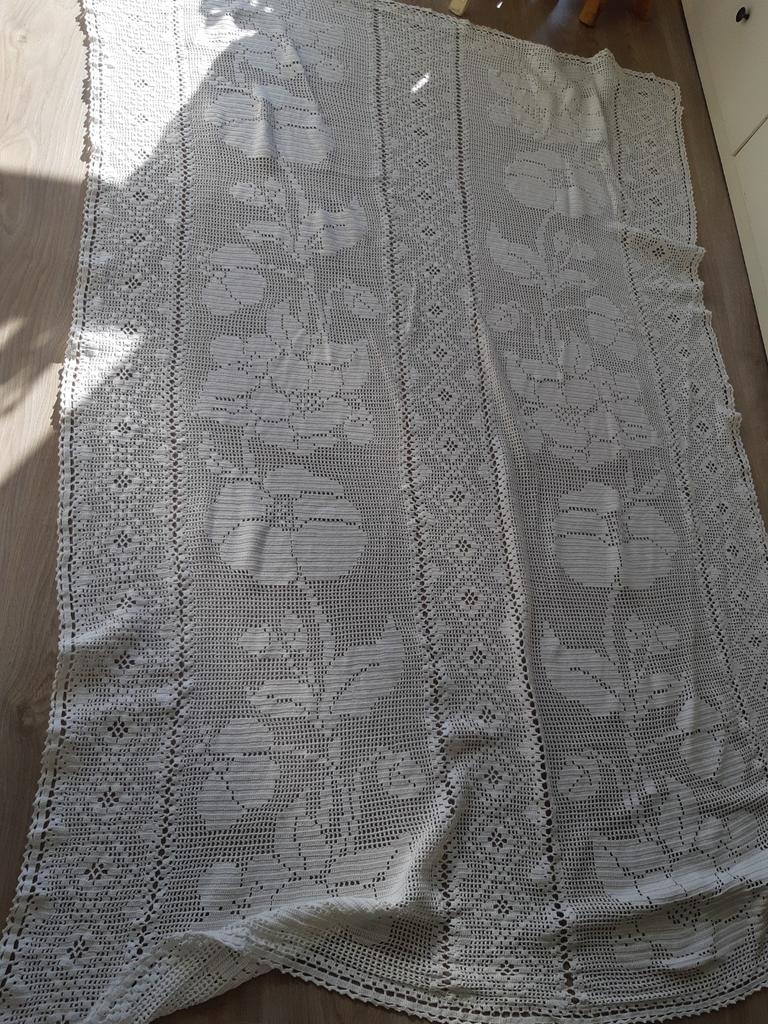 Prachtig gehaakt kleed 205x130, Ophalen of Verzenden