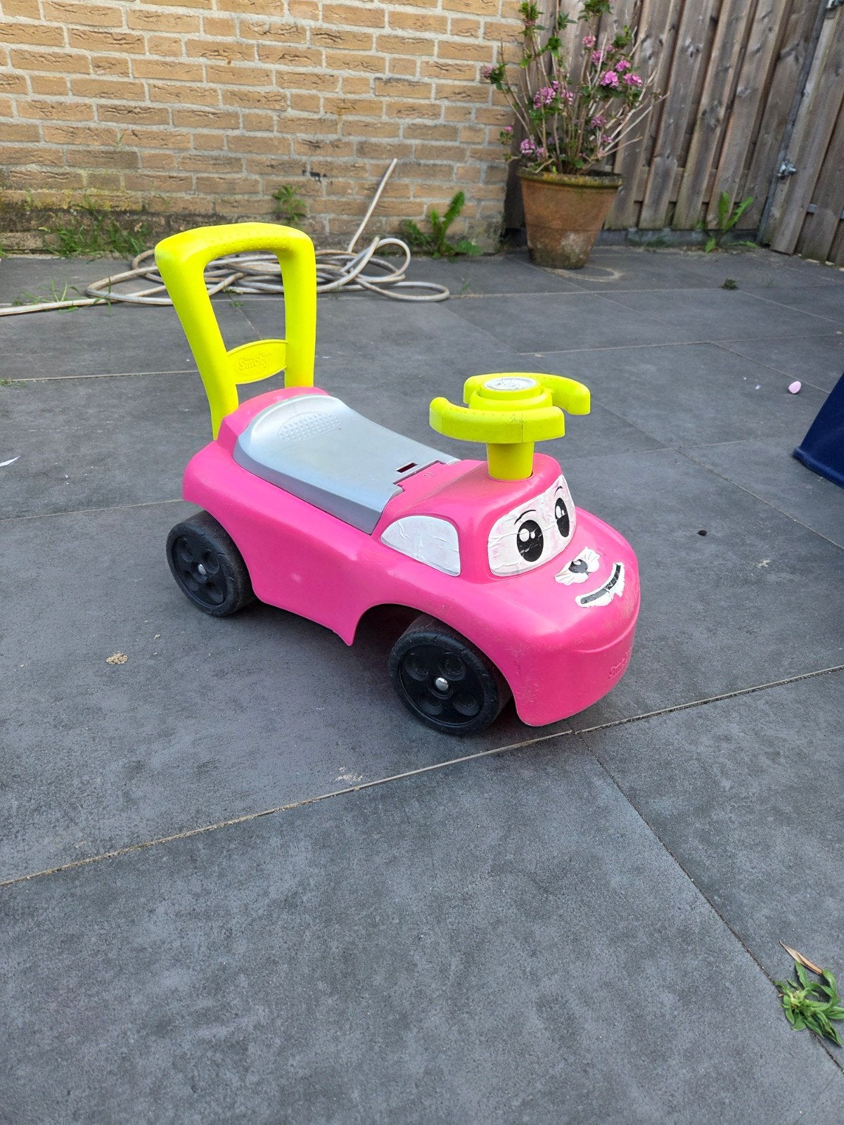 Roze smoby loopfietsje, Kinderen en Baby's, Speelgoed | Buiten | Voertuigen en Loopfietsen, Ophalen, Gebruikt, Loopfiets
